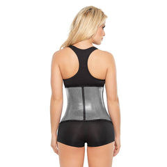 Metallic Latex Waist Trainer 3 Hooks for Women