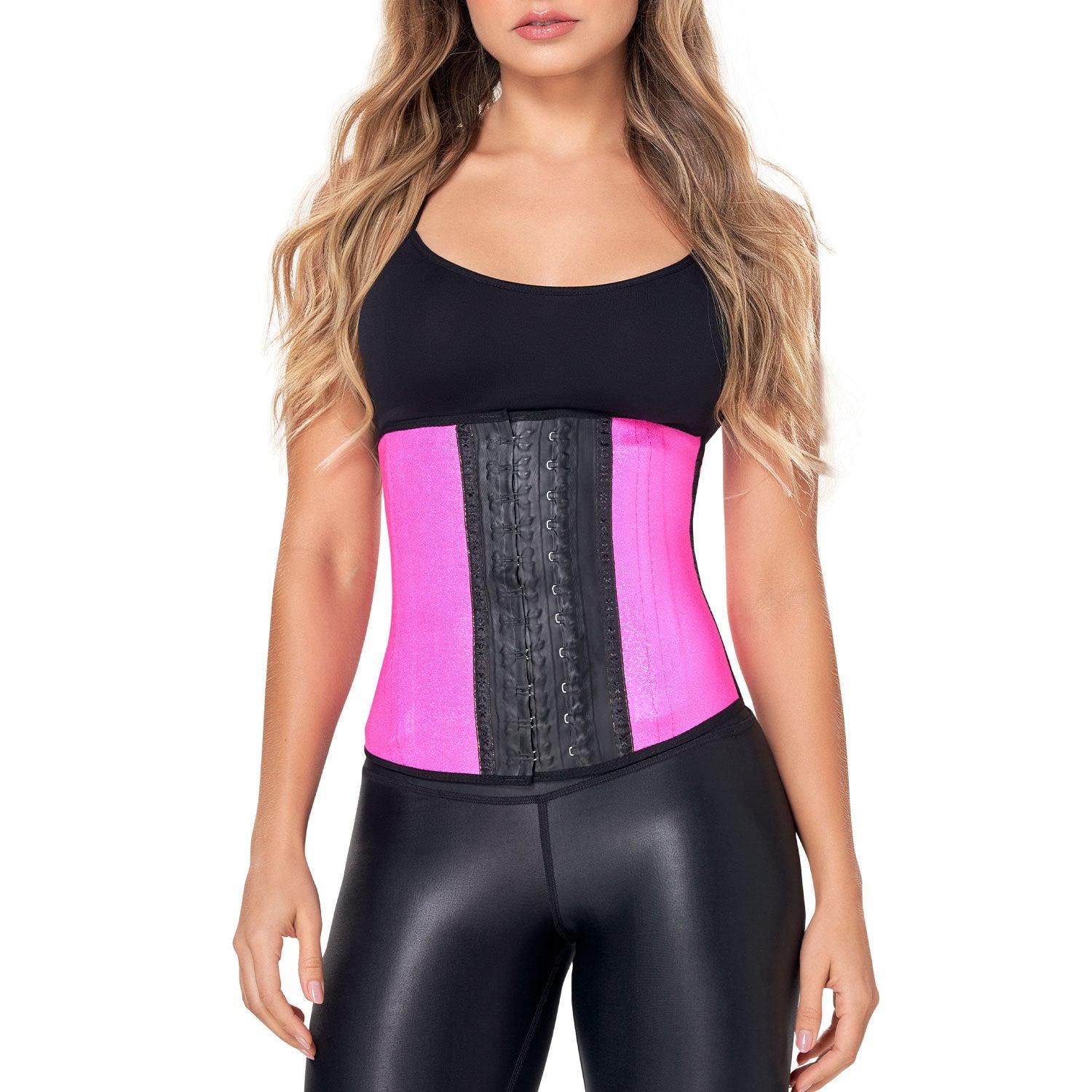 Metallic Latex Waist Trainer 2 Hooks for Women