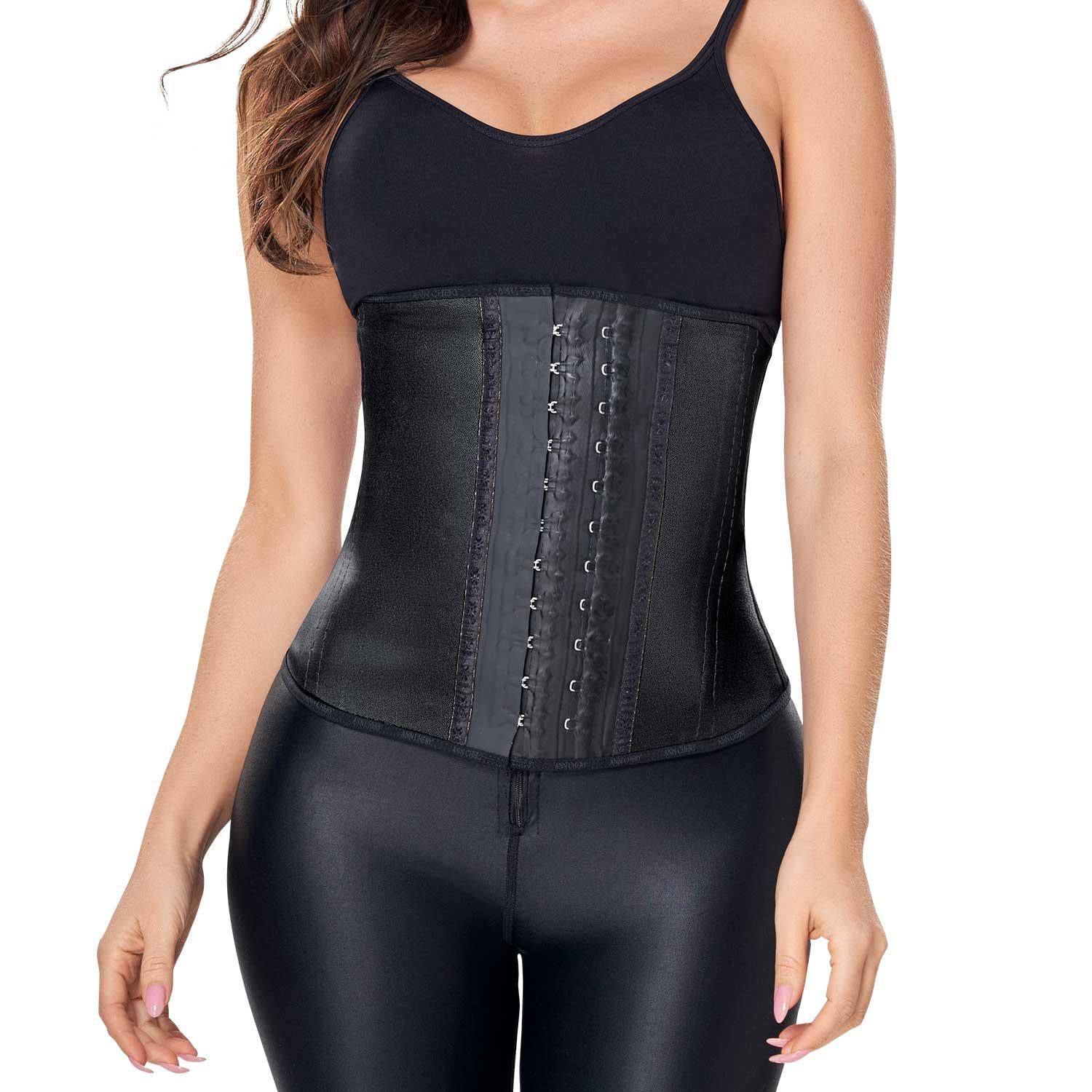 Metallic Latex Waist Trainer 2 Hooks for Women