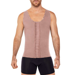 Comfort 3 Hook Vest for Men Postsurgery & Daily Wear Shapewear