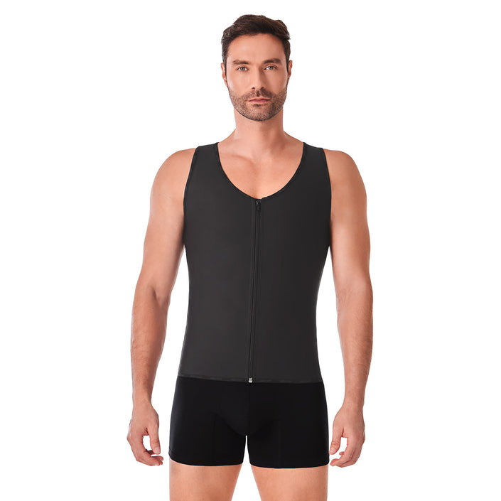 Waist Trainer Vest Zipper Powernet Chery for Men