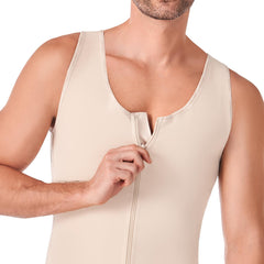 Waist Trainer Vest Zipper Powernet Chery for Men