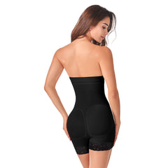 Strapless Faja Shapewear Zipper Powernet Titi for Women