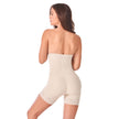 Strapless Faja Shapewear Knee-Length Powernet Alexa for Women