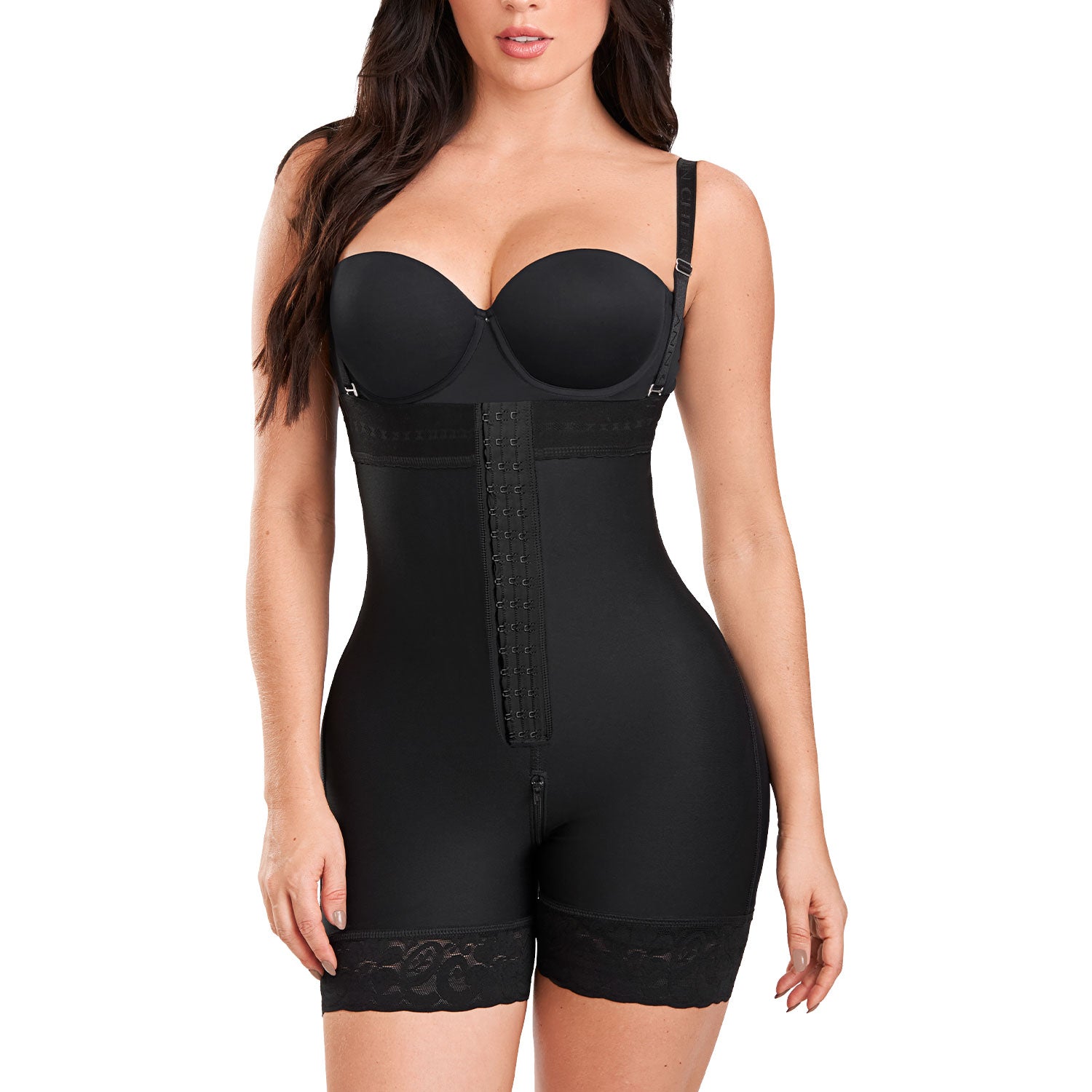 Faja Shapewear Strapless Hooks Power Secret Invisible Line for Women